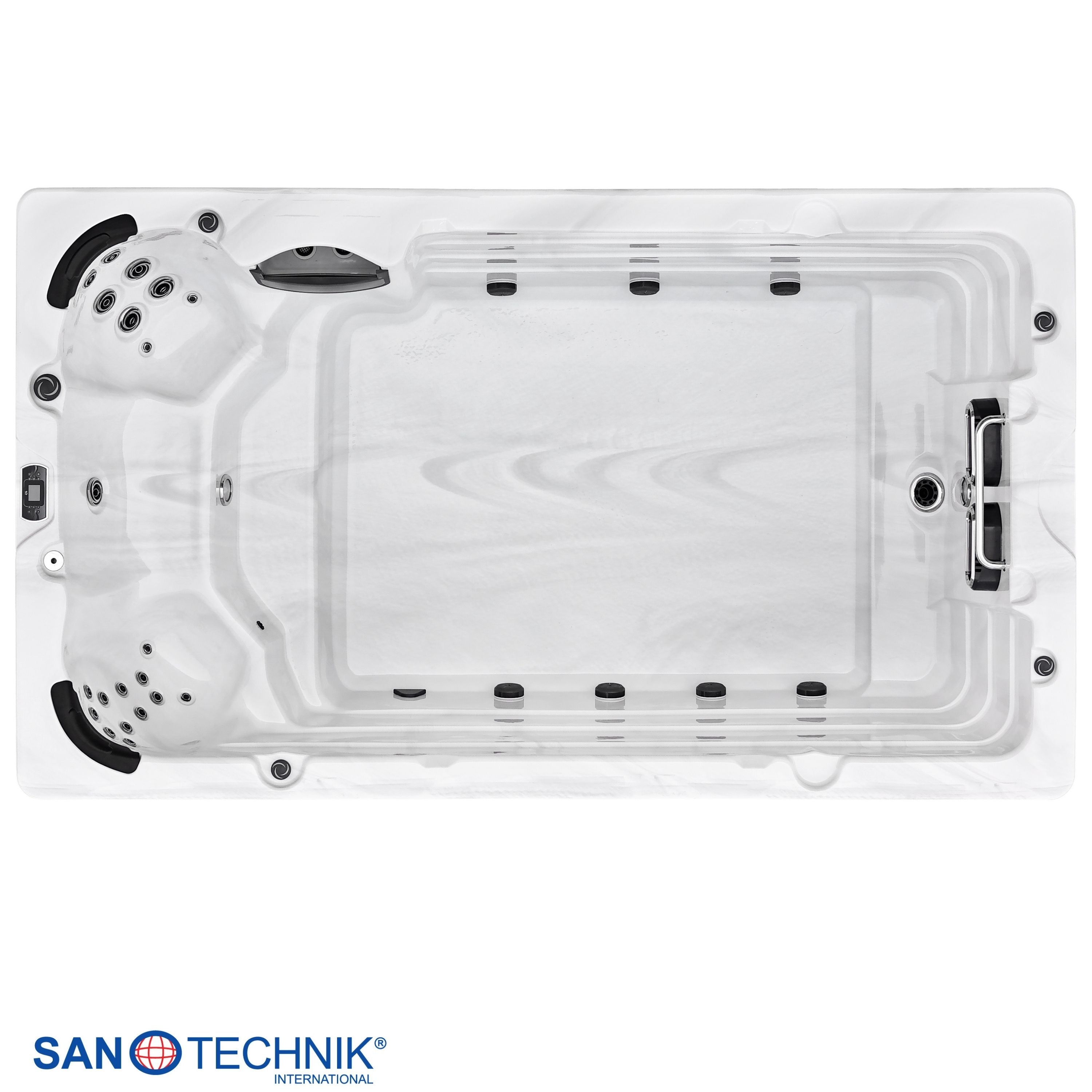 Sanotechnik Ibiza Swim Spa Wit 400x230x130 cm
