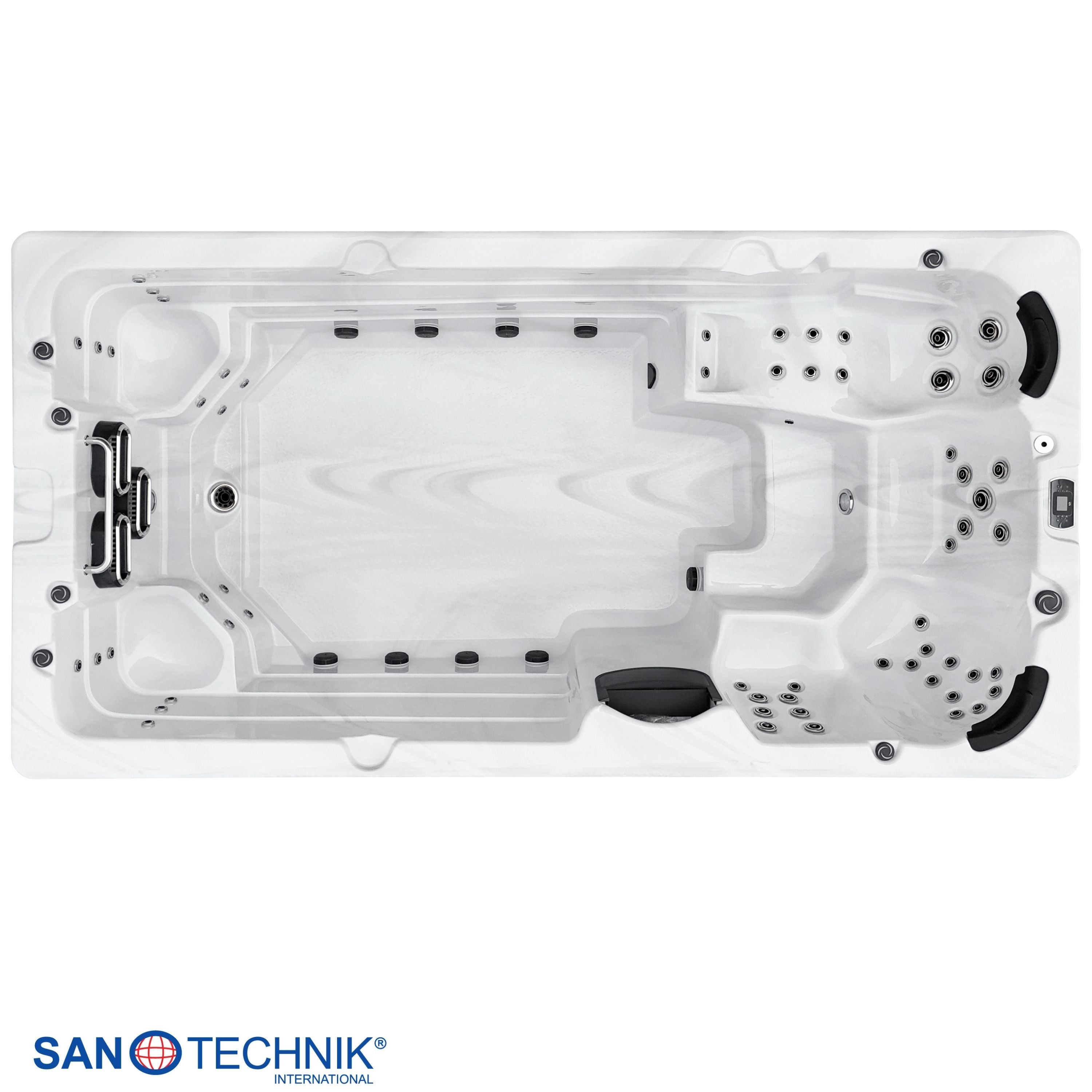 Sanotechnik Menorca Swim Spa Wit 450x230x130 cm