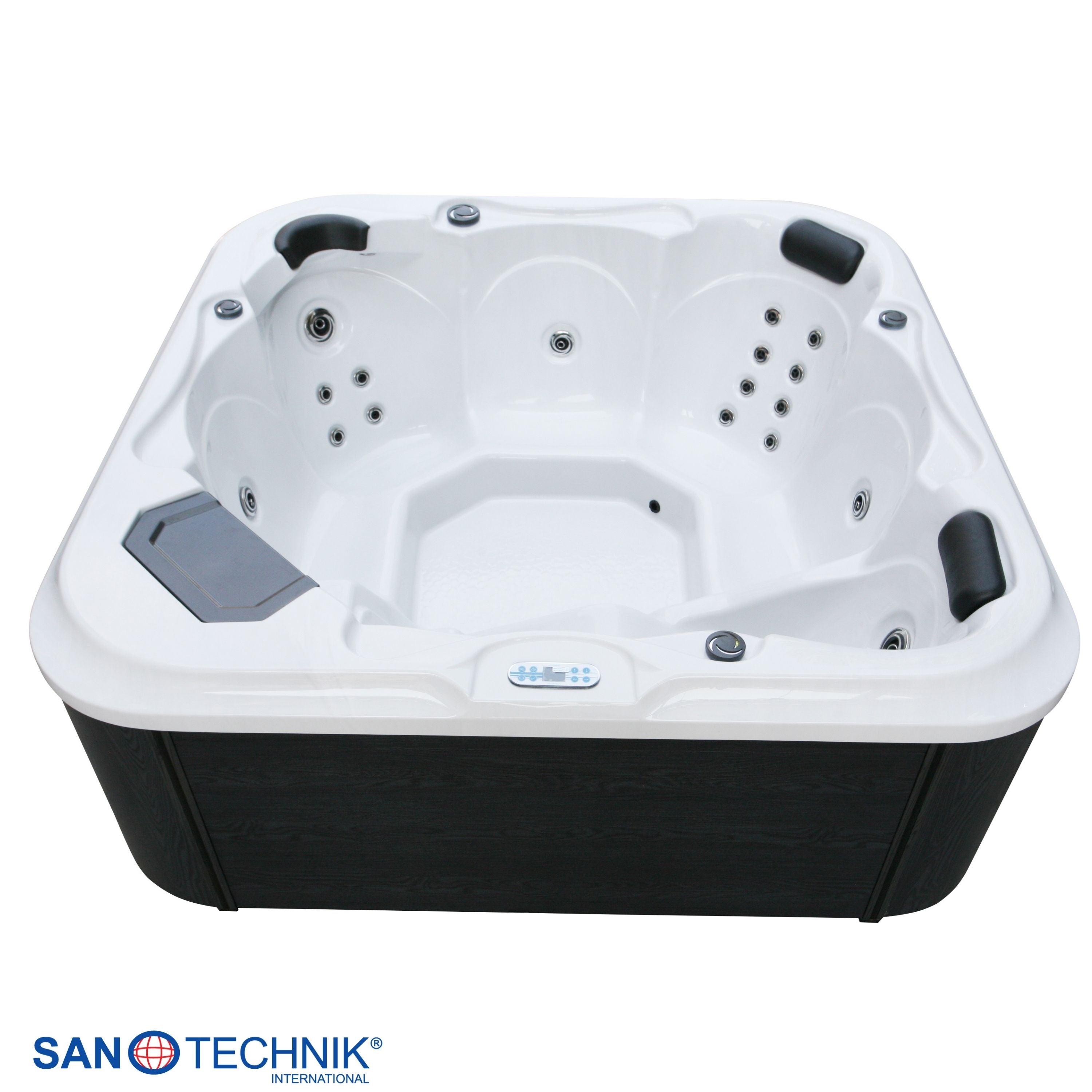 Sanotechnik Tirol Outdoor Whirlpool Sterling Silver 210x210x80 cm