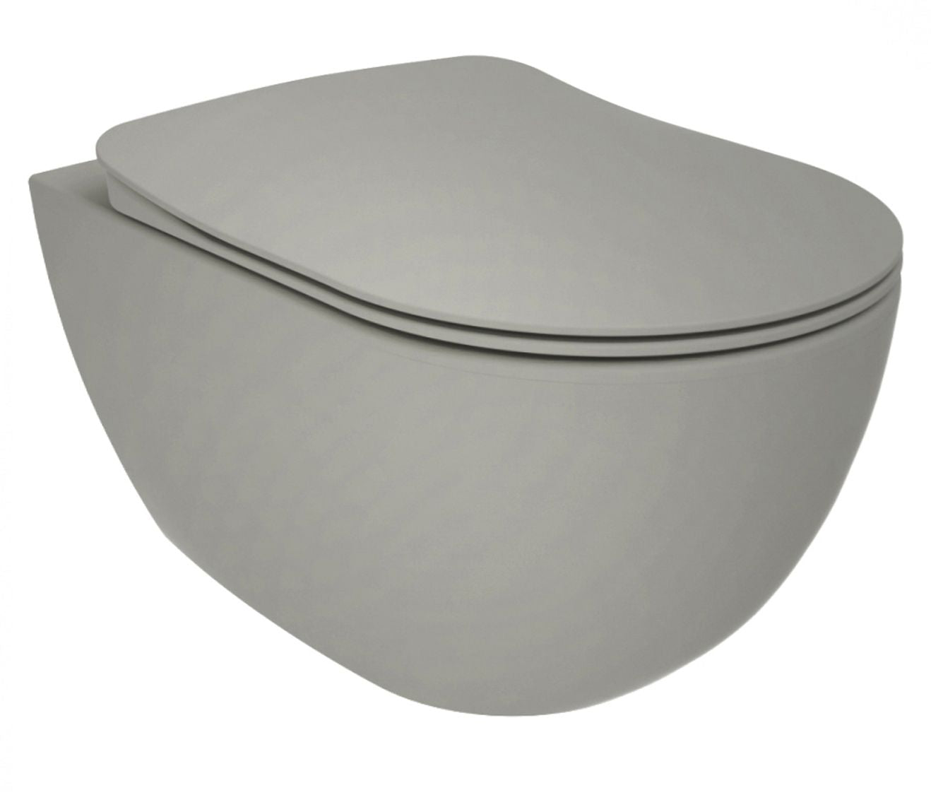 Rimfree Ophang WC Wandtoilet Terra Inclusief Bril Div. Kleuren