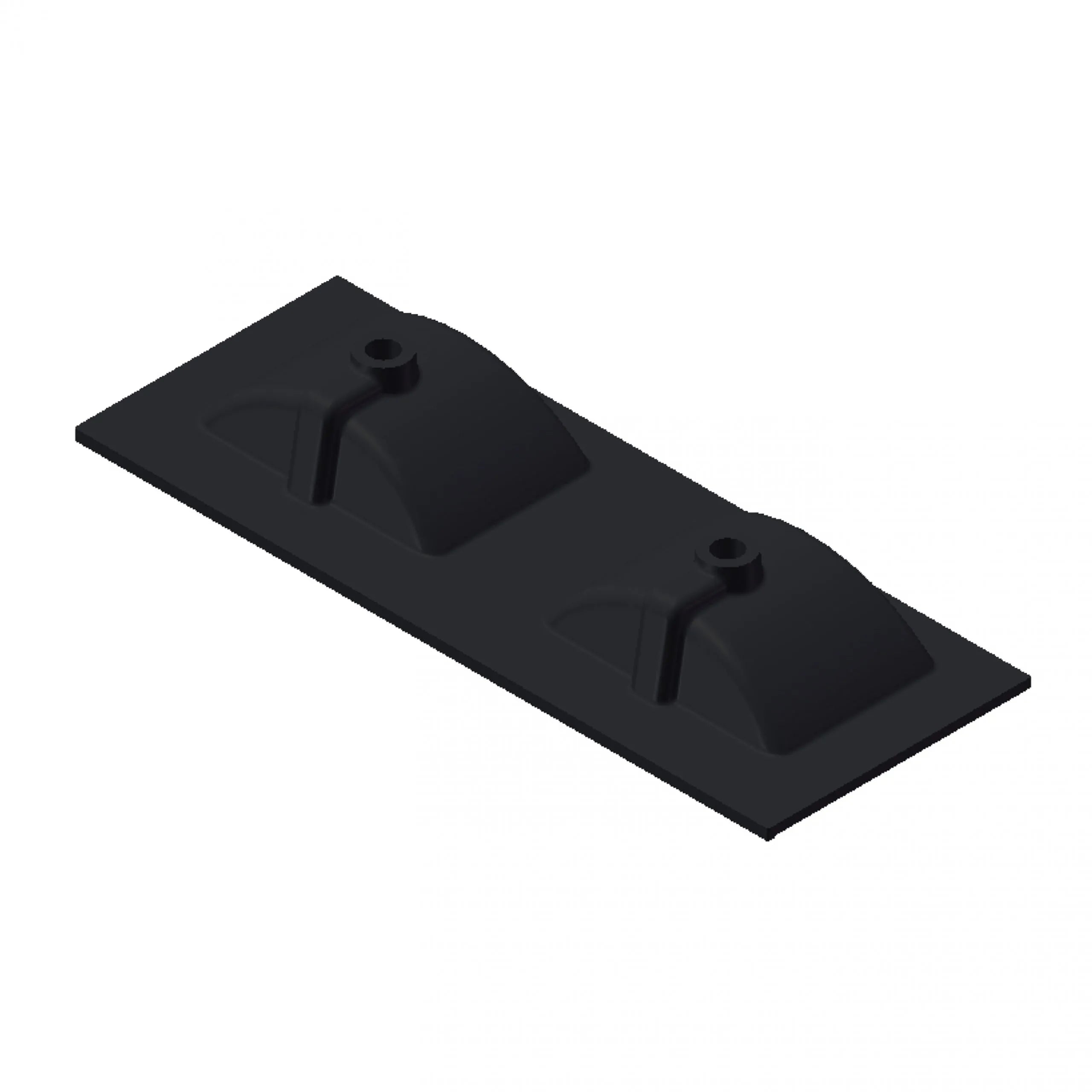 Wastafel Paris 120x46 cm met of zonder kraangat zwart/wit/mat wit