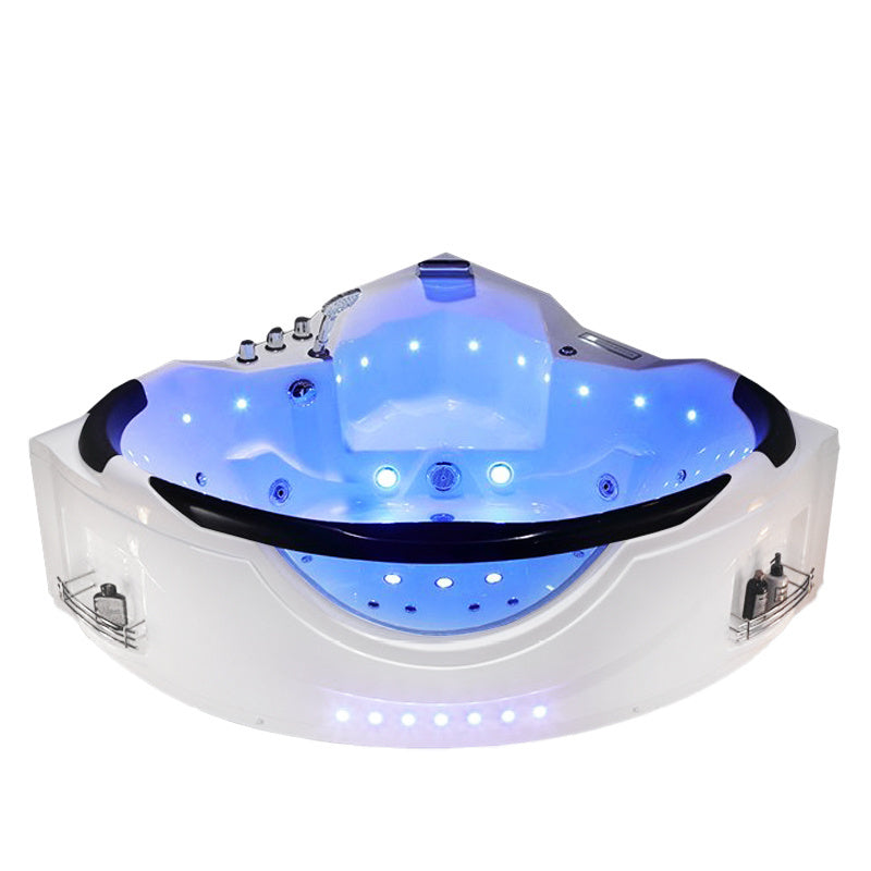 Luxe Whirlpool EOS 932 met Ozonator, LED Verlichting en Watermassage 155x155 CM