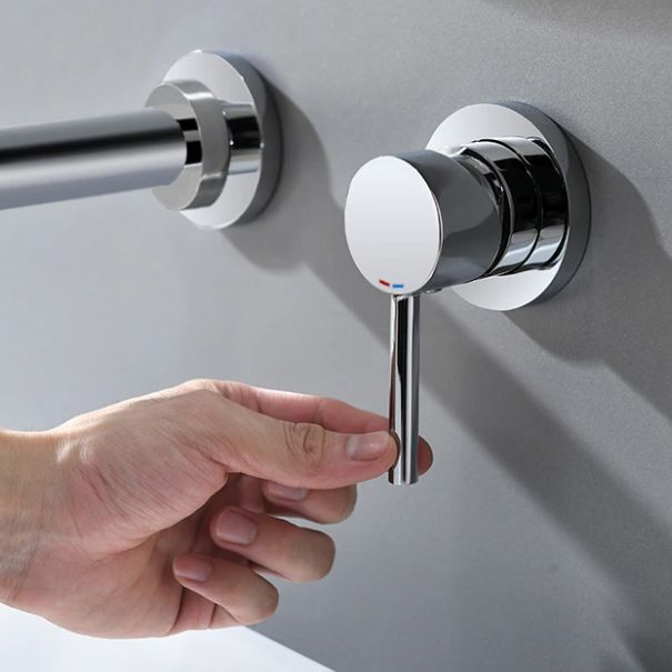 Inbouw wastafelkraan Rea Lungo Long Chrom + BOX