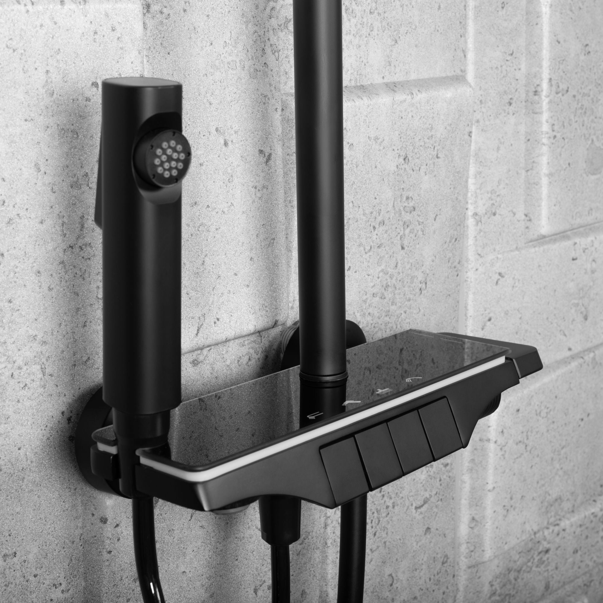 Doucheset REA Savio LED Mat Zwart