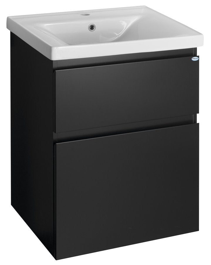 Badmeubel Altair 60x45x72 cm Mat Zwart