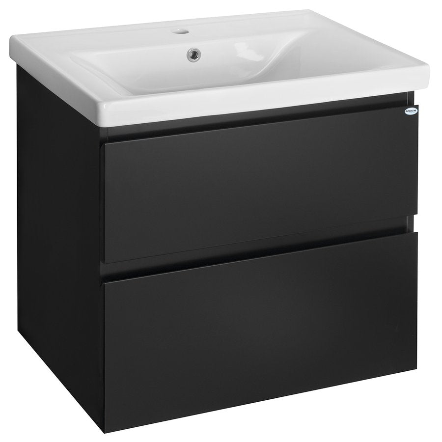 Badmeubel Altair 70x45x60 cm Mat Zwart