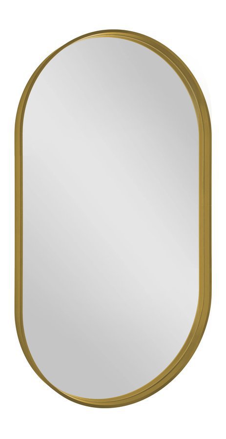 Avona Ovale Spiegel In Aluminium Frame 40 X 70 Cm Mat Goud