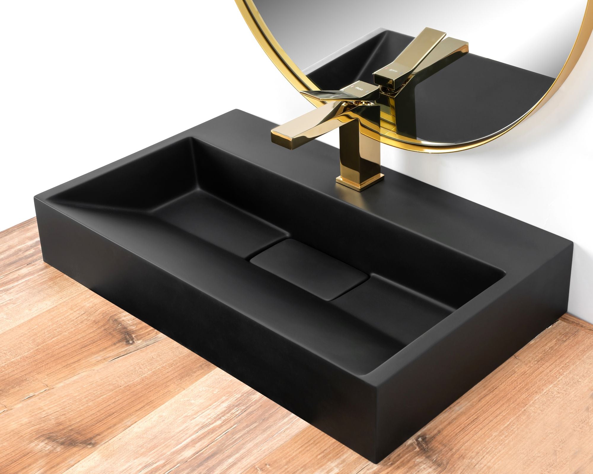 CONGLOMERAAT WASTAFEL GOYA Black MAT 60 CM