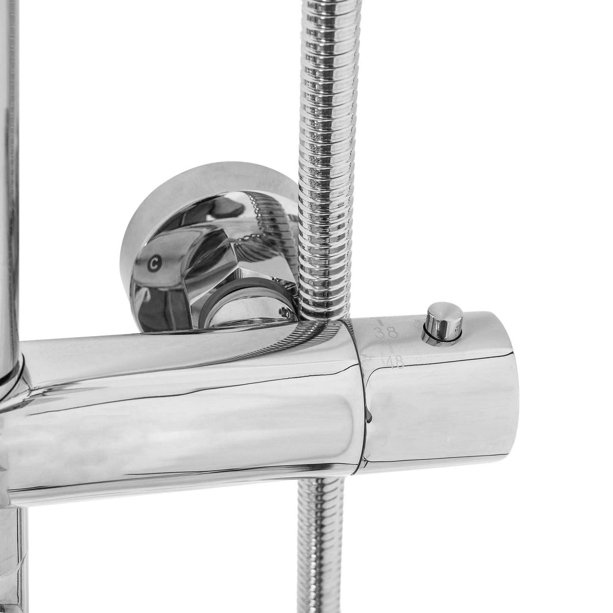 Doucheset REA Lungo Chrom Met Thermostaat