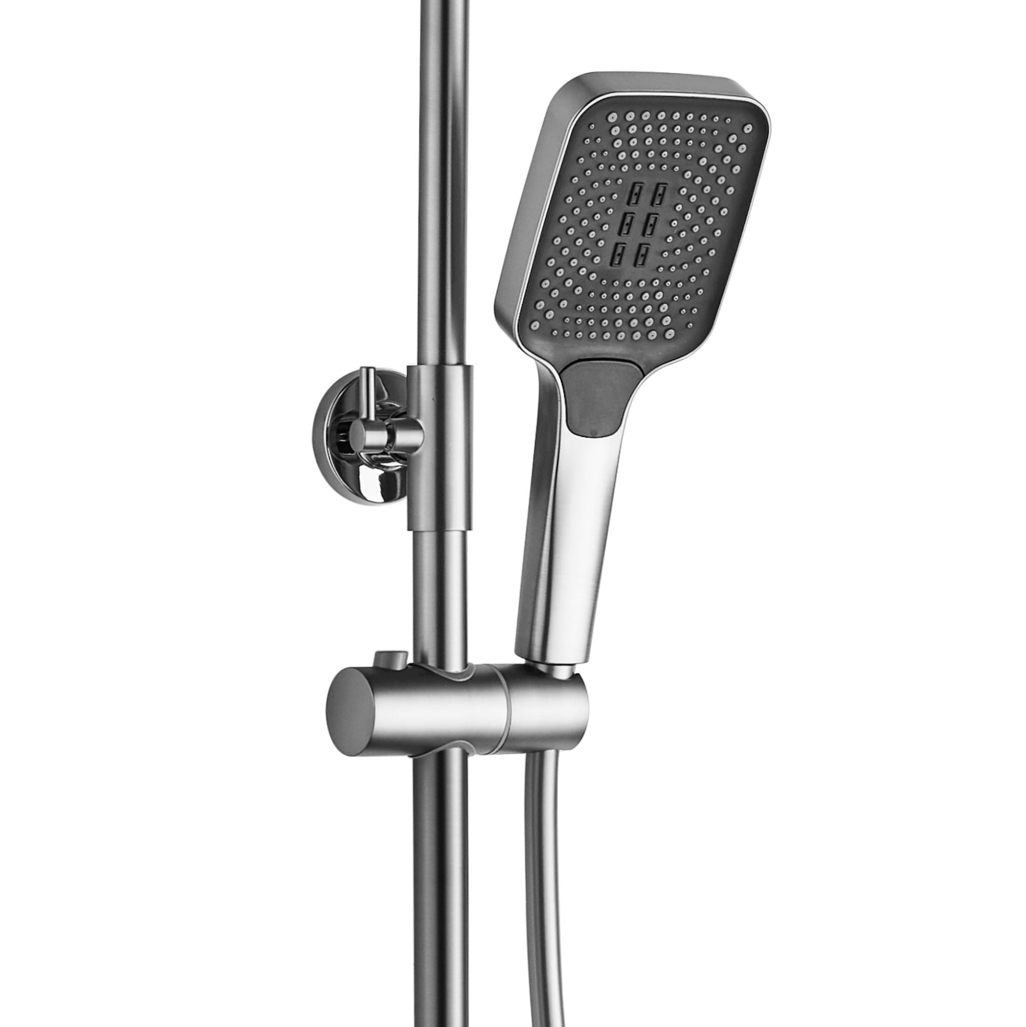 Doucheset REA Helix Geborsteld Steel
