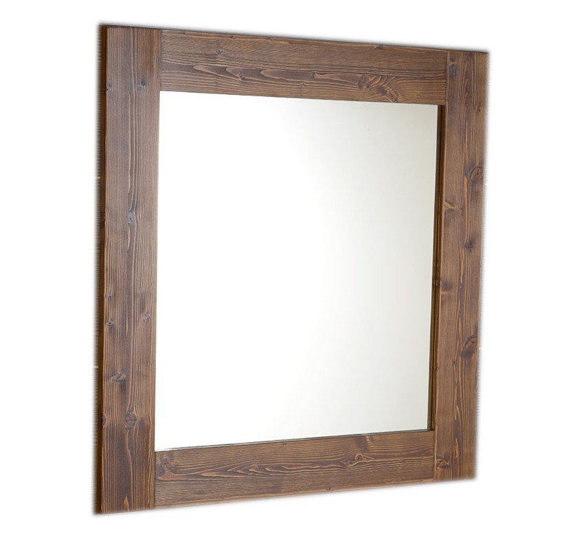 Sapho Brand Spiegel 80x5x80 Cm Gebeitst Sparren