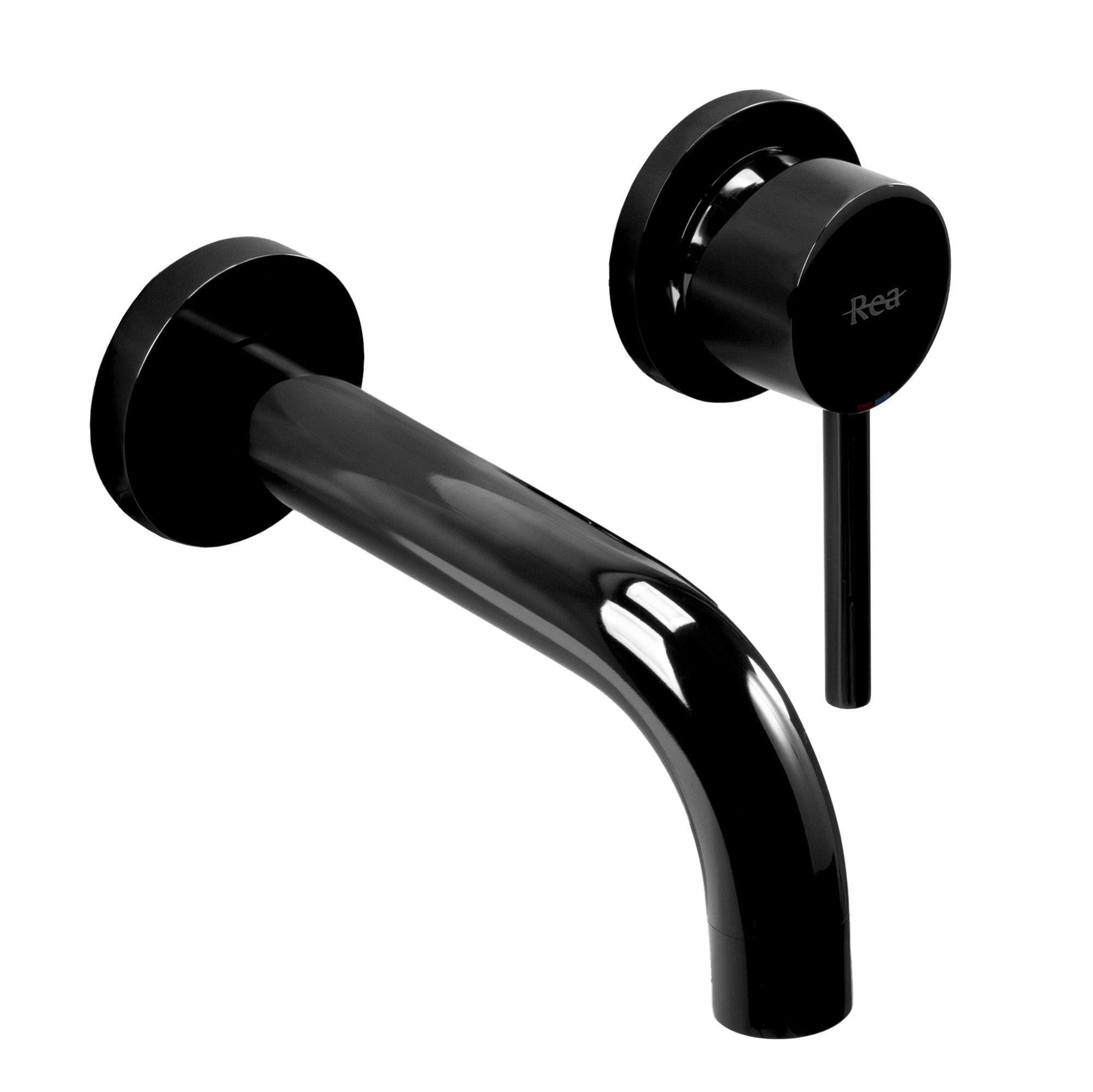 Inbouw wastefelkraan Rea Lungo Black Metallic + BOX