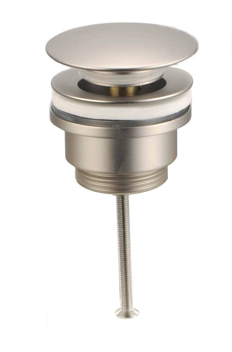 Universele Clickwaste Afvoerplug 5/4" RVS
