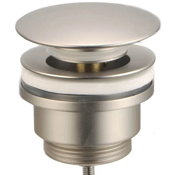 Universele Clickwaste Afvoerplug 5/4" RVS