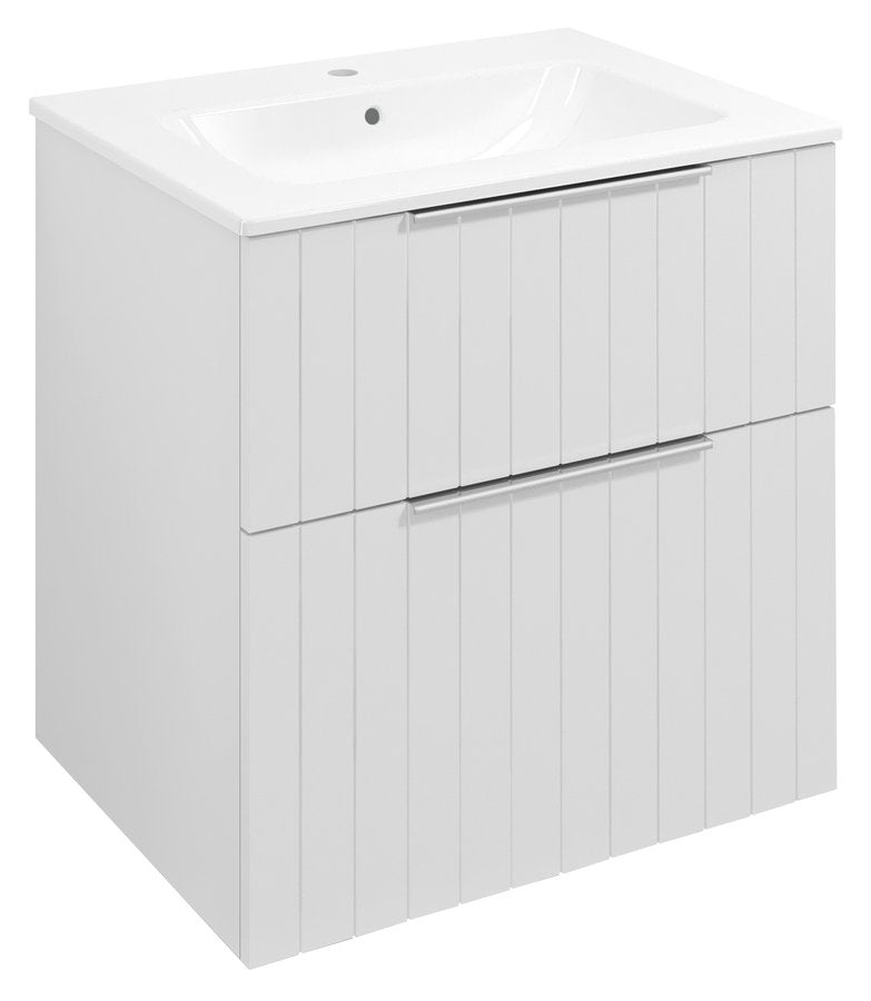 Cirasa wastafel onderkast 60x64x46 cm in White Matt