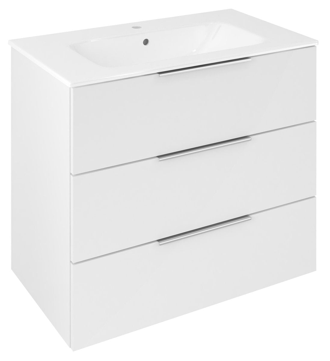 Sapho Cirasa Badmeubel 80x45x75 Cm Hoogglans Wit