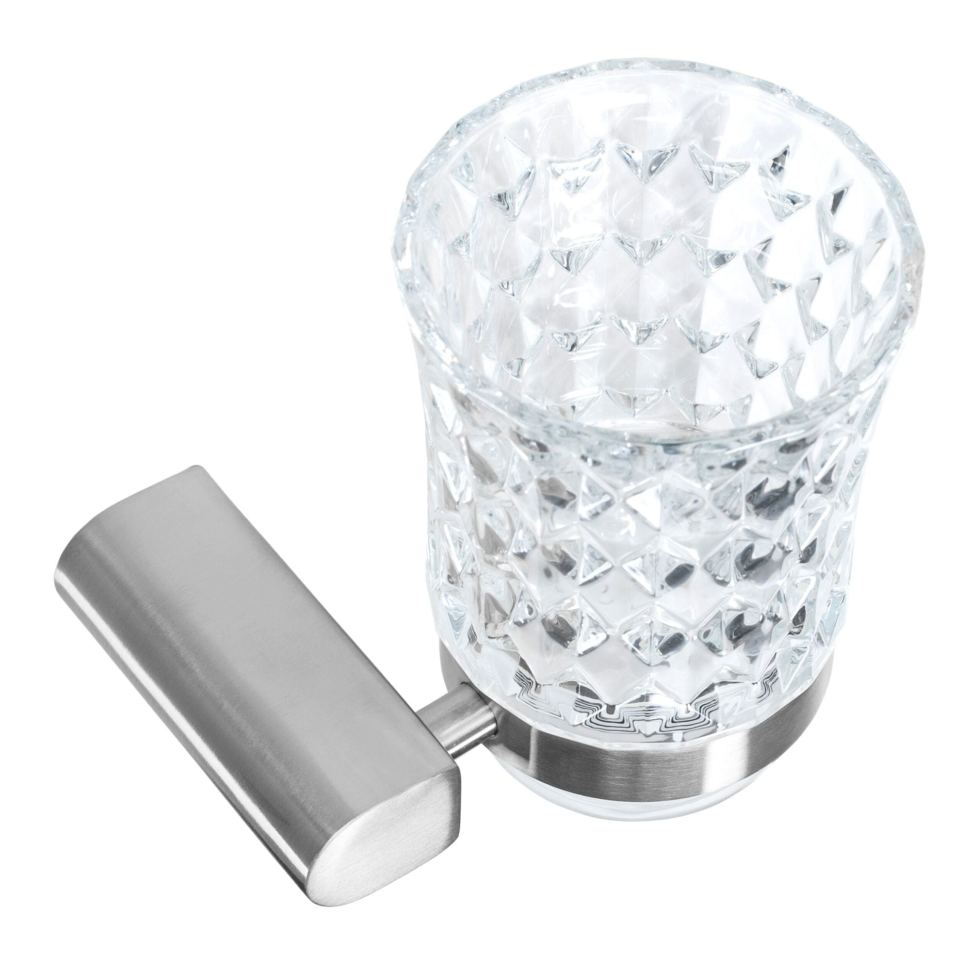 Badkamer hangende mok geborsteld nikkel 322224