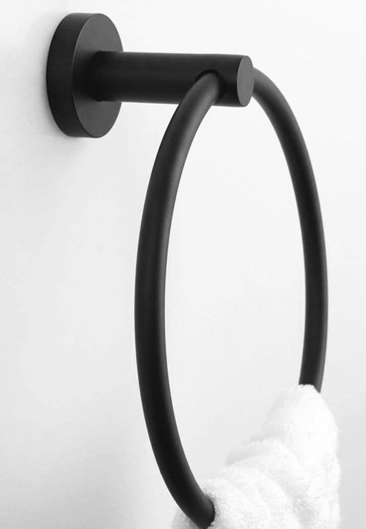 Badkamerhanger RING BLACK 332915A MIST 05