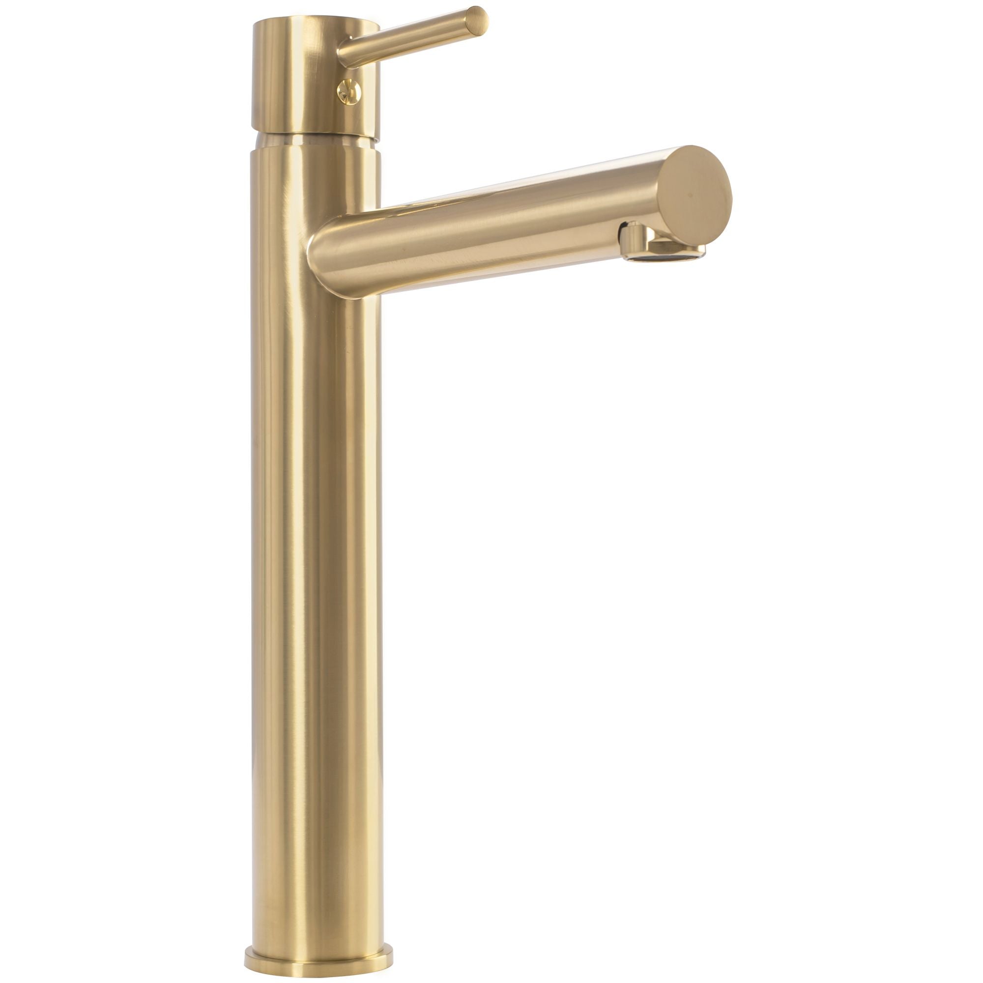 Wastafelkraan Rea Tess Gold Brush High