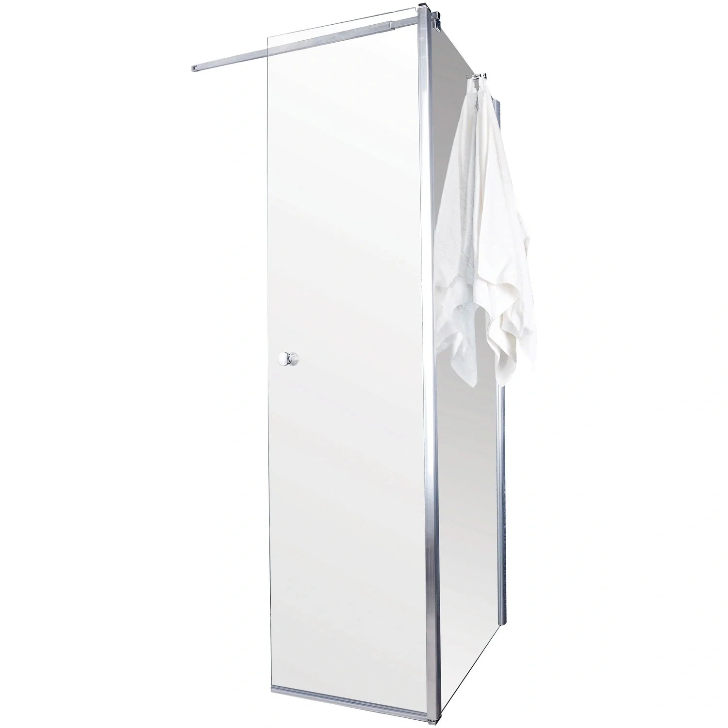 Douchewand met draaibaar deel 160x195 Sanoflex Grande