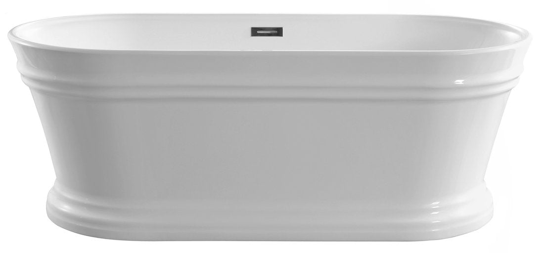 Aqualine Antik Retro Vrijstaand Bad 160x80x60 Wit