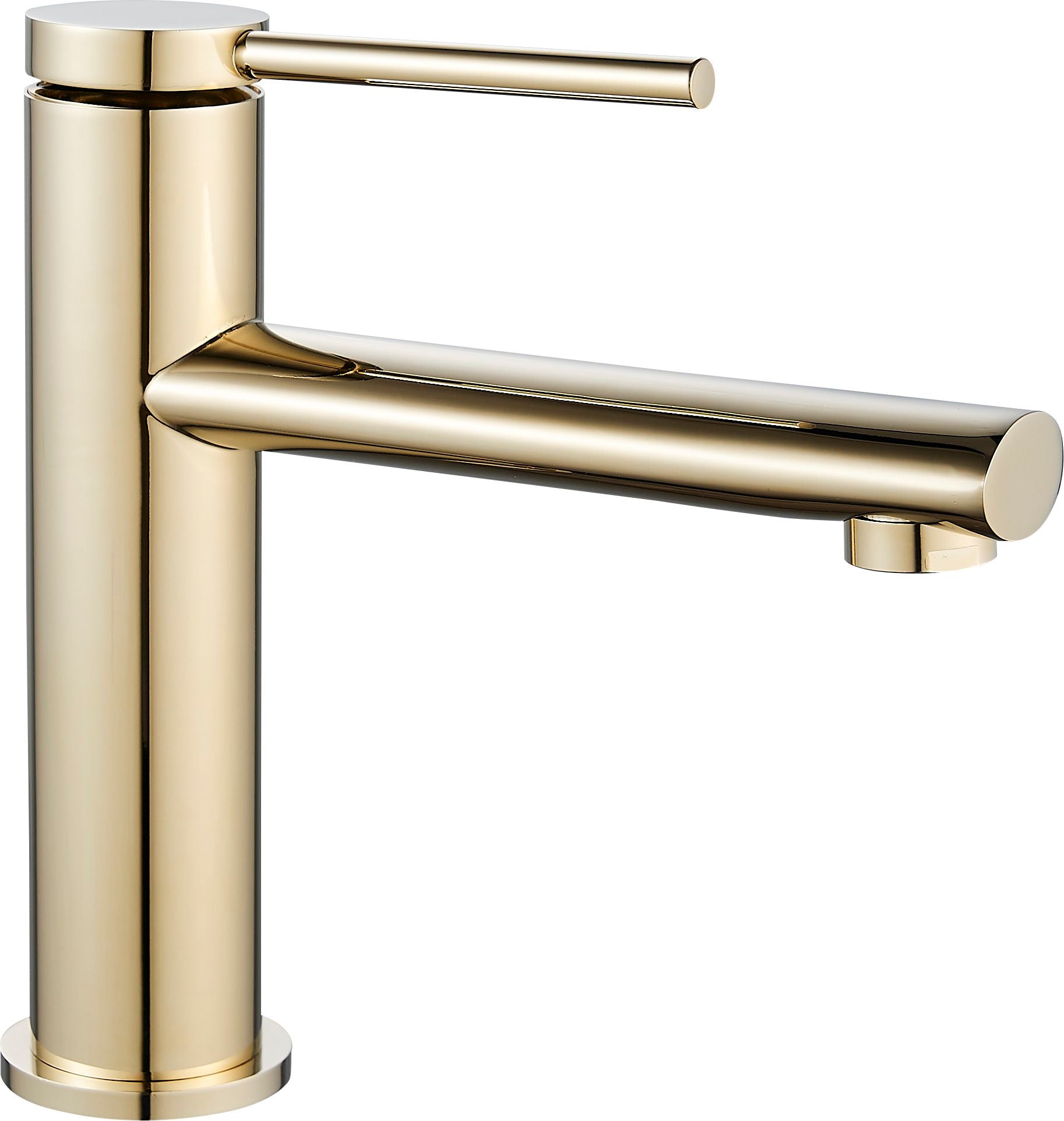 Wastafelkraan Rea Oval Gold Low