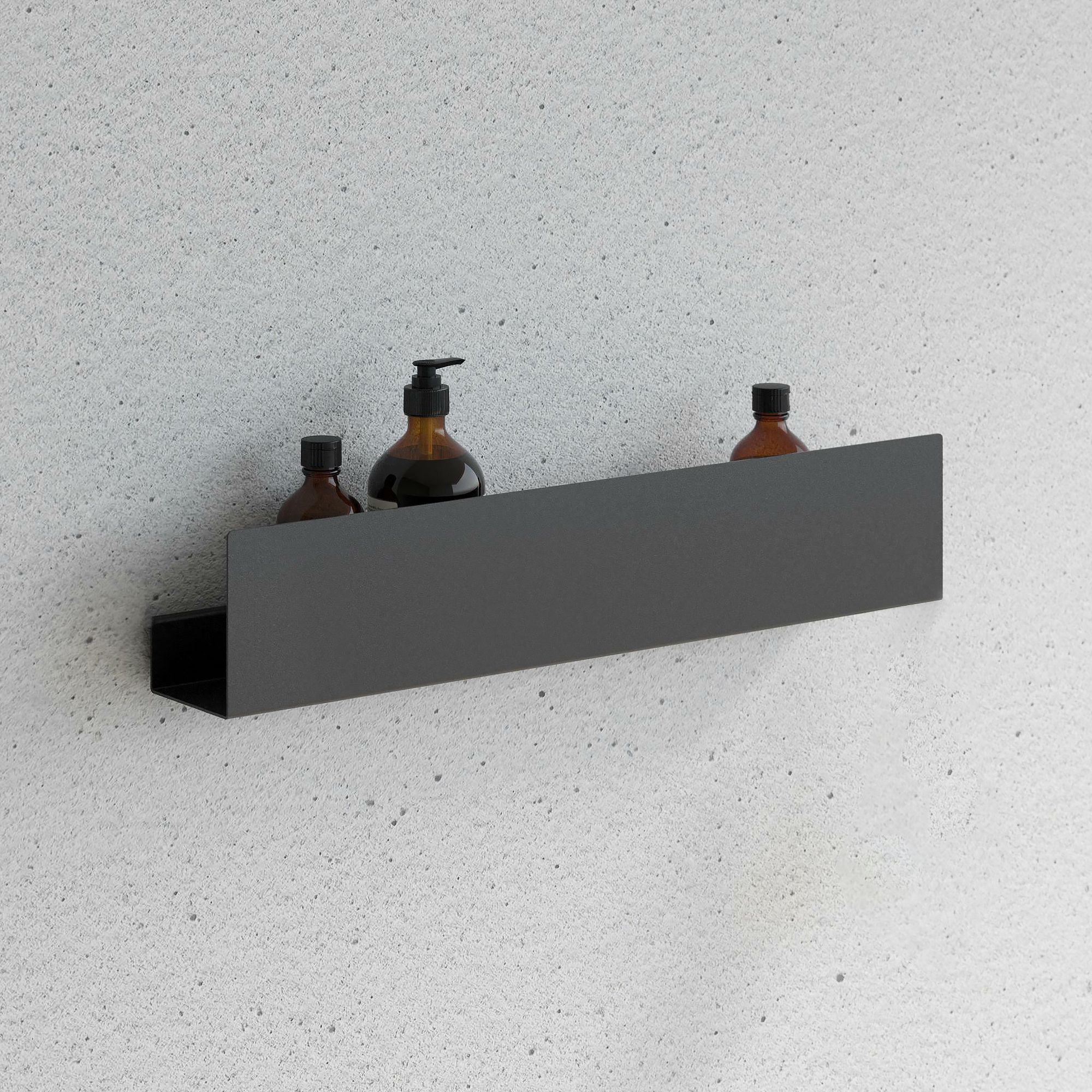 Badkamerplank SF04 60cm black matt