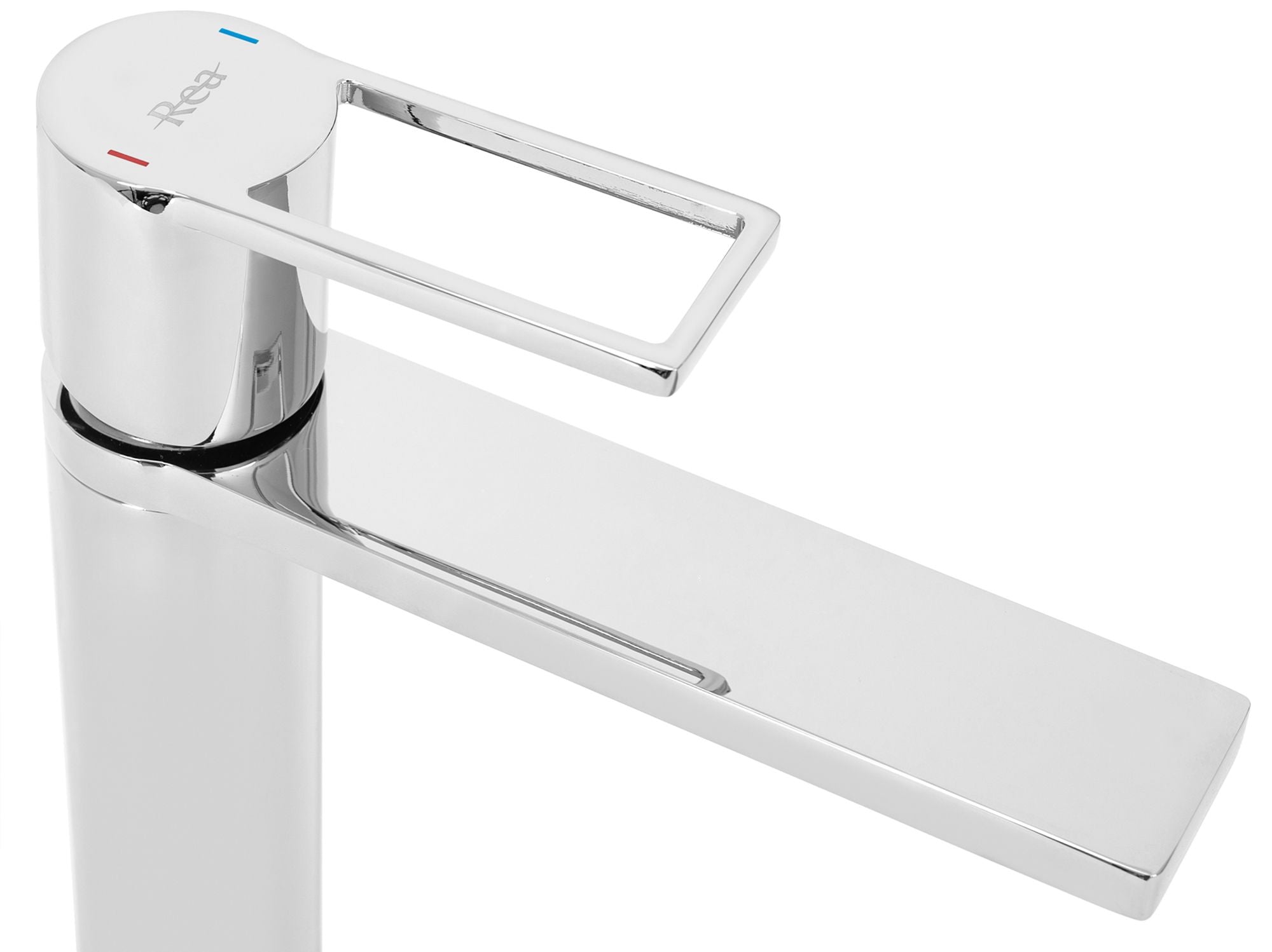 Wastafelkraan Rea Flip Chrom High