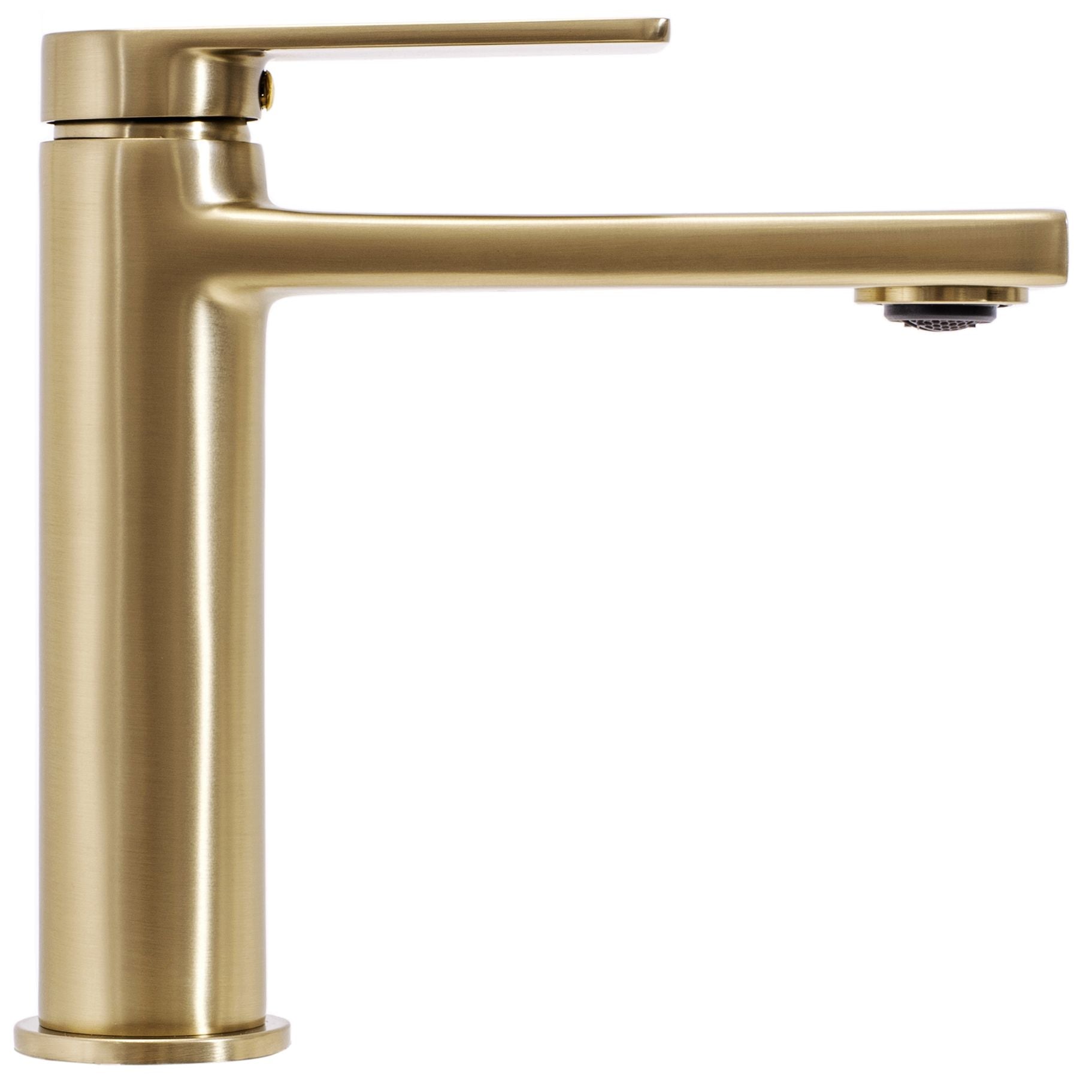 Wastafelkraan Rea Verso Gold Brush Low