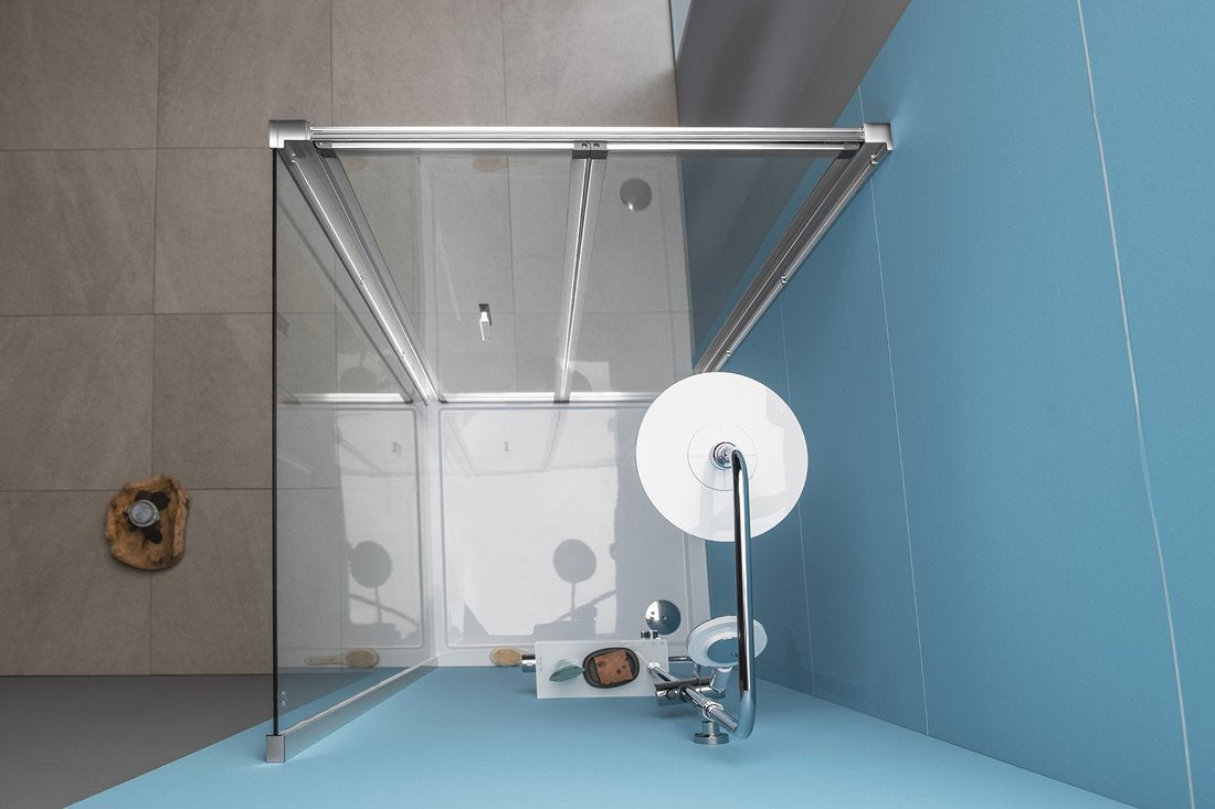 EASY LINE Douchecabine 70x100 cm met Vouwdeur L/R Helder Glas