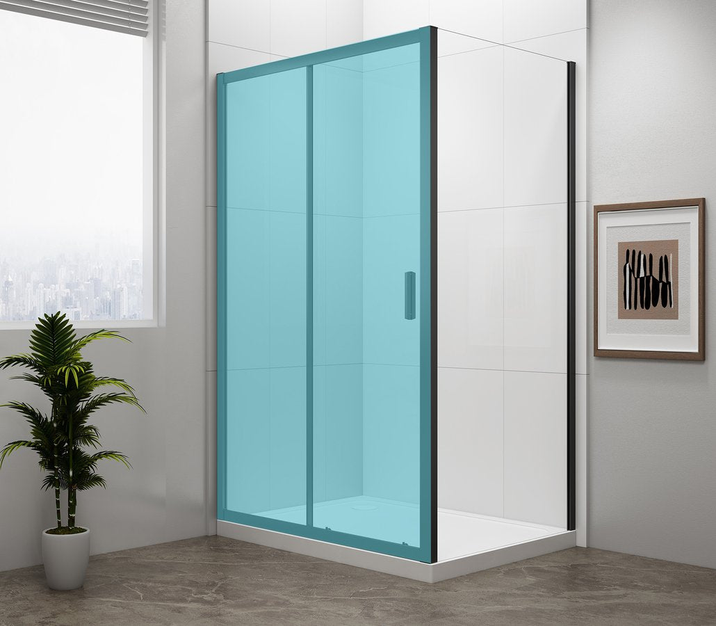 Zijwand Easy Mat Zwart 70x190 cm