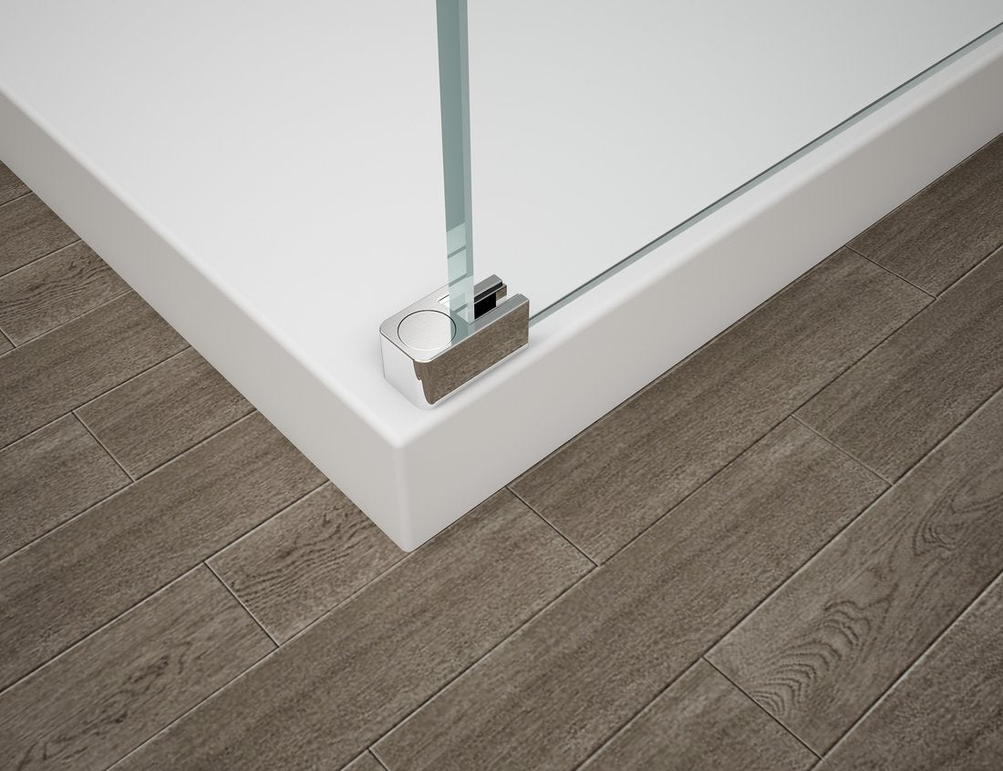 Inloopdouche Douchewand Esca 210x60 Cm Helder Glas Met Chroom Profiel