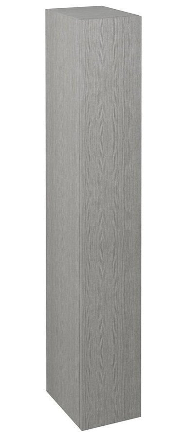 Espace Kolomkast 25x172x32cm 1-Deurs Zilver Eiken