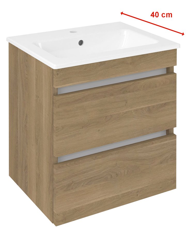 Badmeubel Ezara 48x39x54 cm Cuneo Eiken