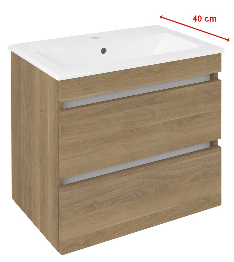 Badmeubel Ezara 58x39x54 cm Cuneo Eiken