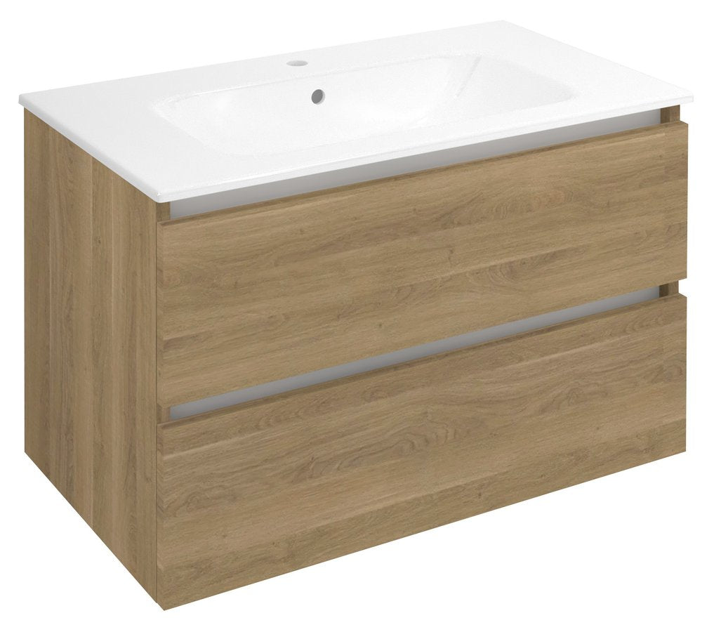 Badmeubel Ezara 80x46x52 cm Cuneo Eiken