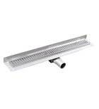 Manus onda rvs floor afvoerplug with grate, wall-mounted, l-750, dn50