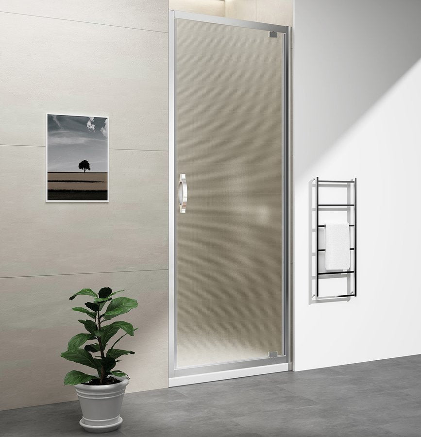 Douche Draaideur Sigma 90x190cm, Mat Glas, Antikalk.