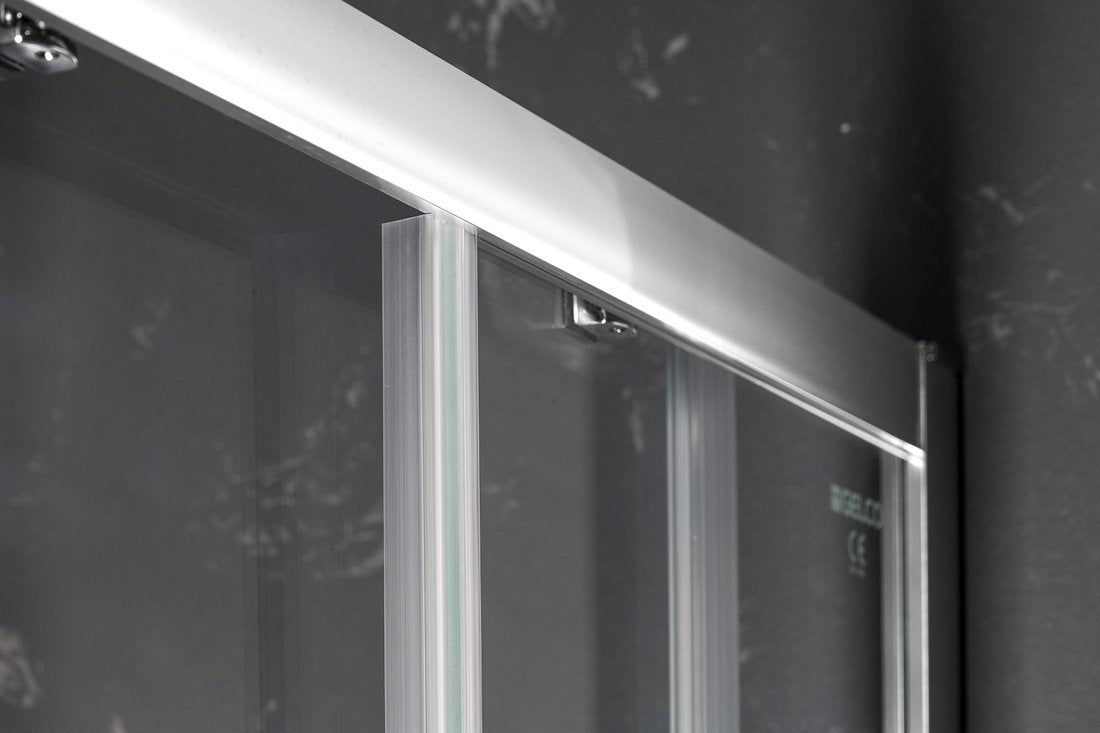 Douchecabine met Schuifdeur Sigma 1200x900mm Mat Glas Chroom Profiel