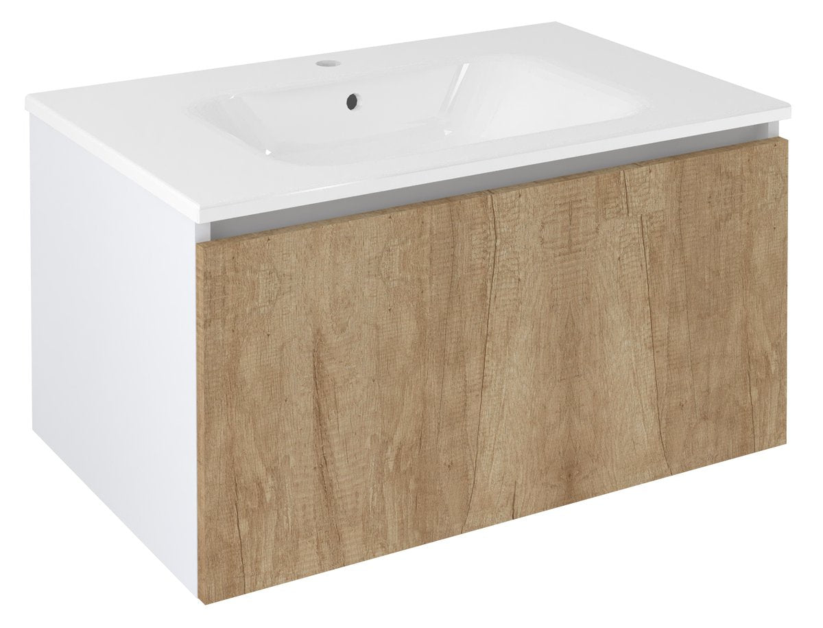 Sapho Lorea Badmeubel 80x50x45 Cm Wit Mat