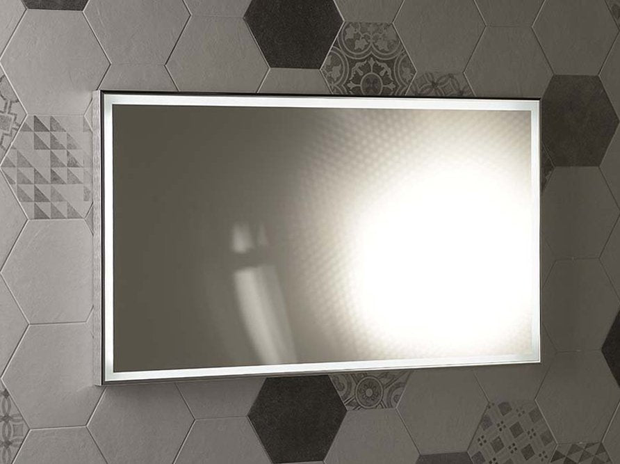 Sapho Luminar Spiegel Met Led Verlichting 120 X 55 Cm Chroom - afbeelding 3