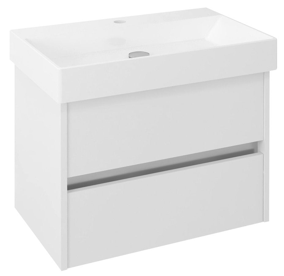 Wastafelkast Nirona met twee softclose laden 70x43cm