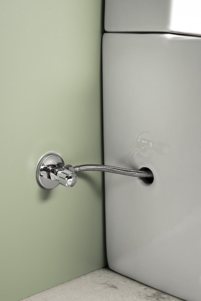 Rimless Duoblok Toilet Jalta Wit AO Uitgang / PK Uitgang
