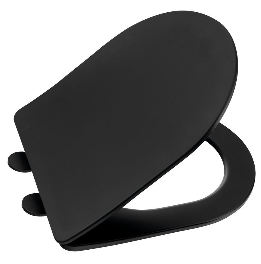 Paco Toiletzitting Slim Softclose Easy Take Duroplast Zwart