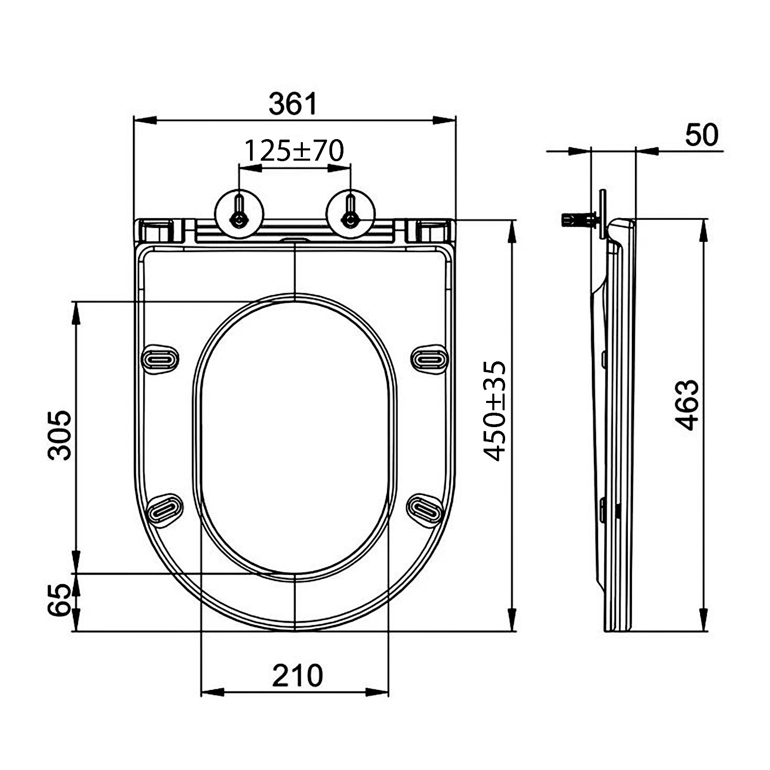 Avis Toiletzitting Slim Softclose Easy Take Duroplast Wit