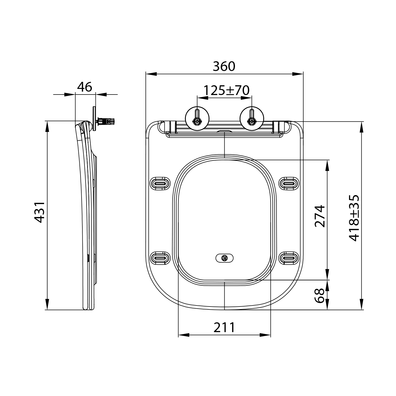 Imala Toiletzitting Slim Softclose Easy Take Duroplast Wit