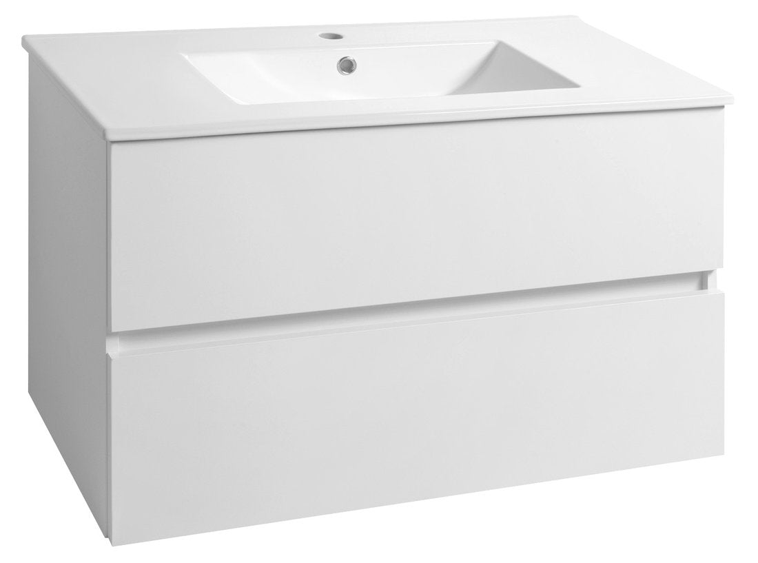 Badmeubel 100x46x55 Aqualine Paneda Wit