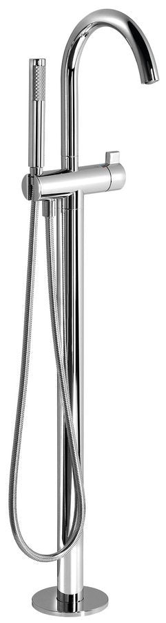 Floorstanding Vrijstaande Badmengkraan Chroom Messing