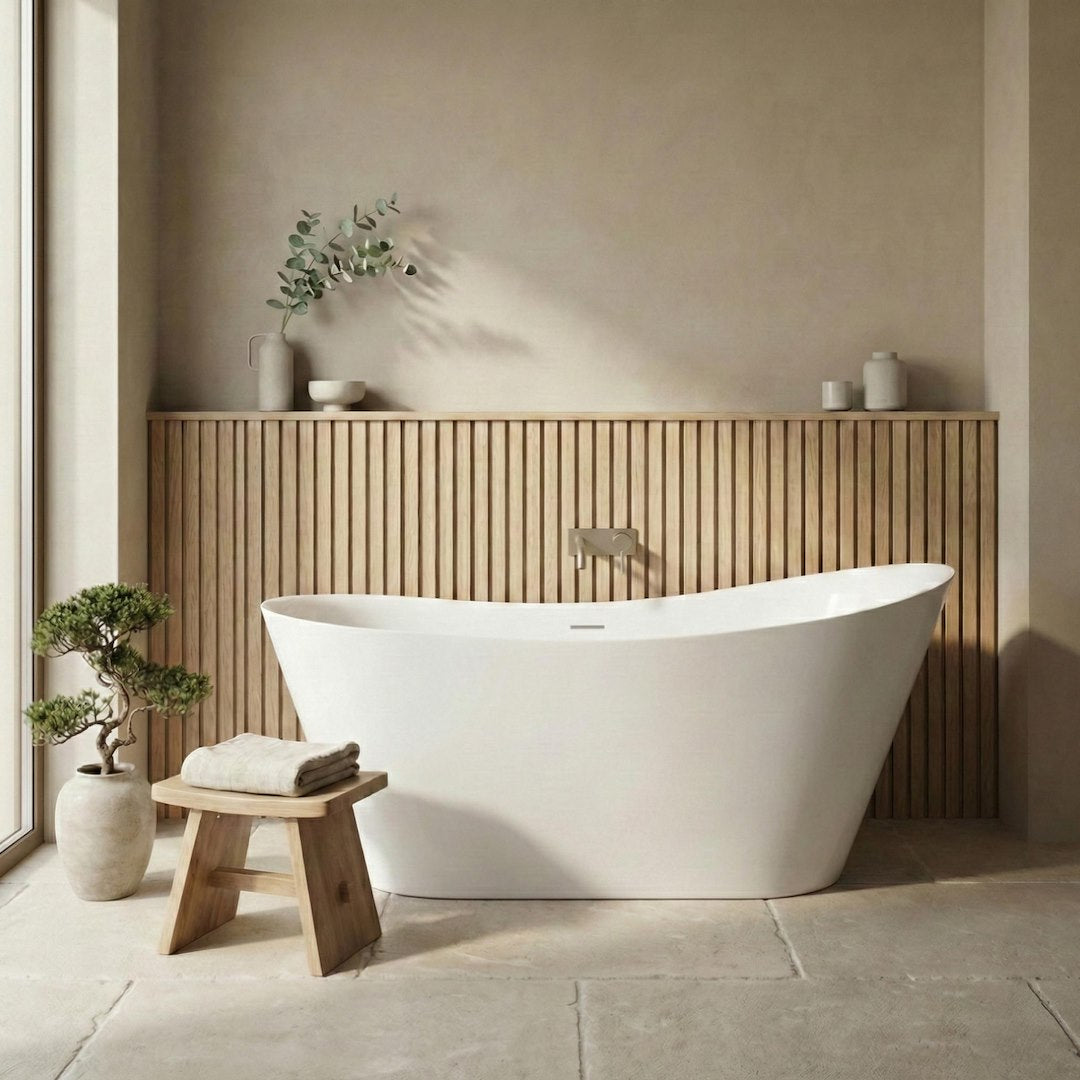 Rea Vrijstaand Bad Lusso Slim 170 x 74 x 72 cm