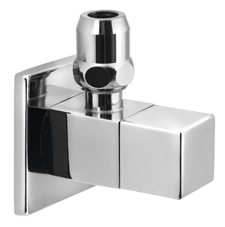 Sapho Hoekstopkraan Vierkant 1/2 X 3/8 Chroom - afbeelding 1
